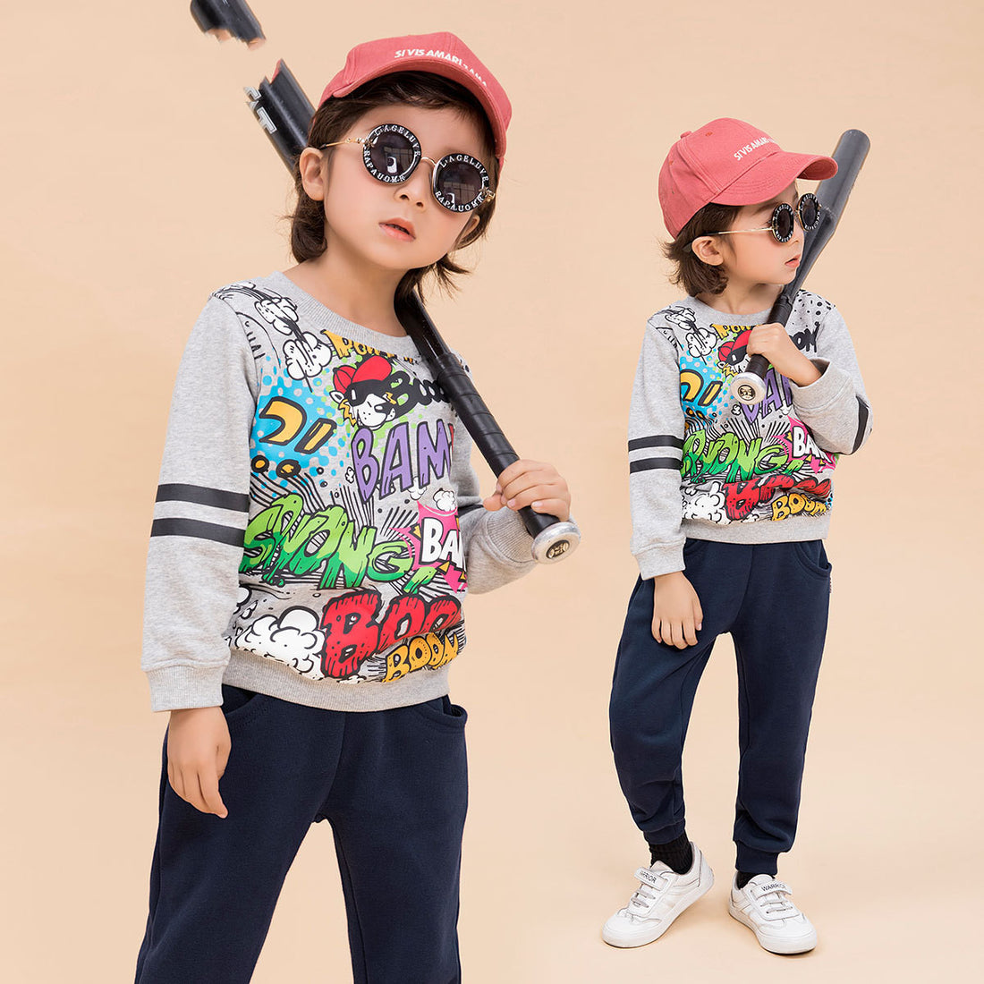 Children's Autumn Clothing Children's Casual Fleece Sweater